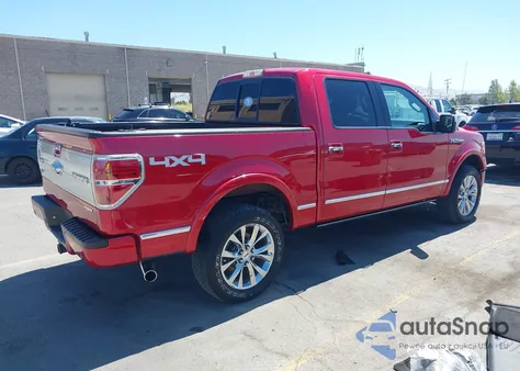 2011 Ford F-150 Platinum z USA, uszkodzony, nr VIN 1FTFW1EF2BFA34873